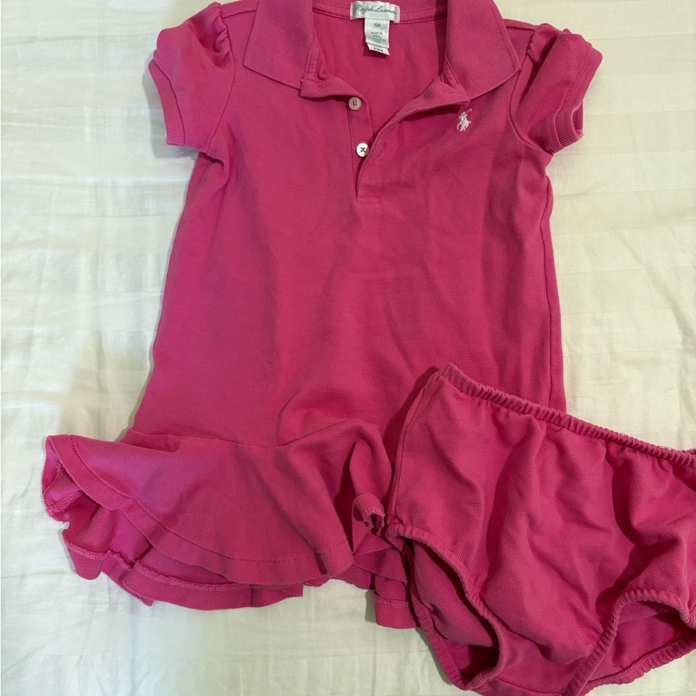 Ralph Lauren Fuchsia Polo Dress